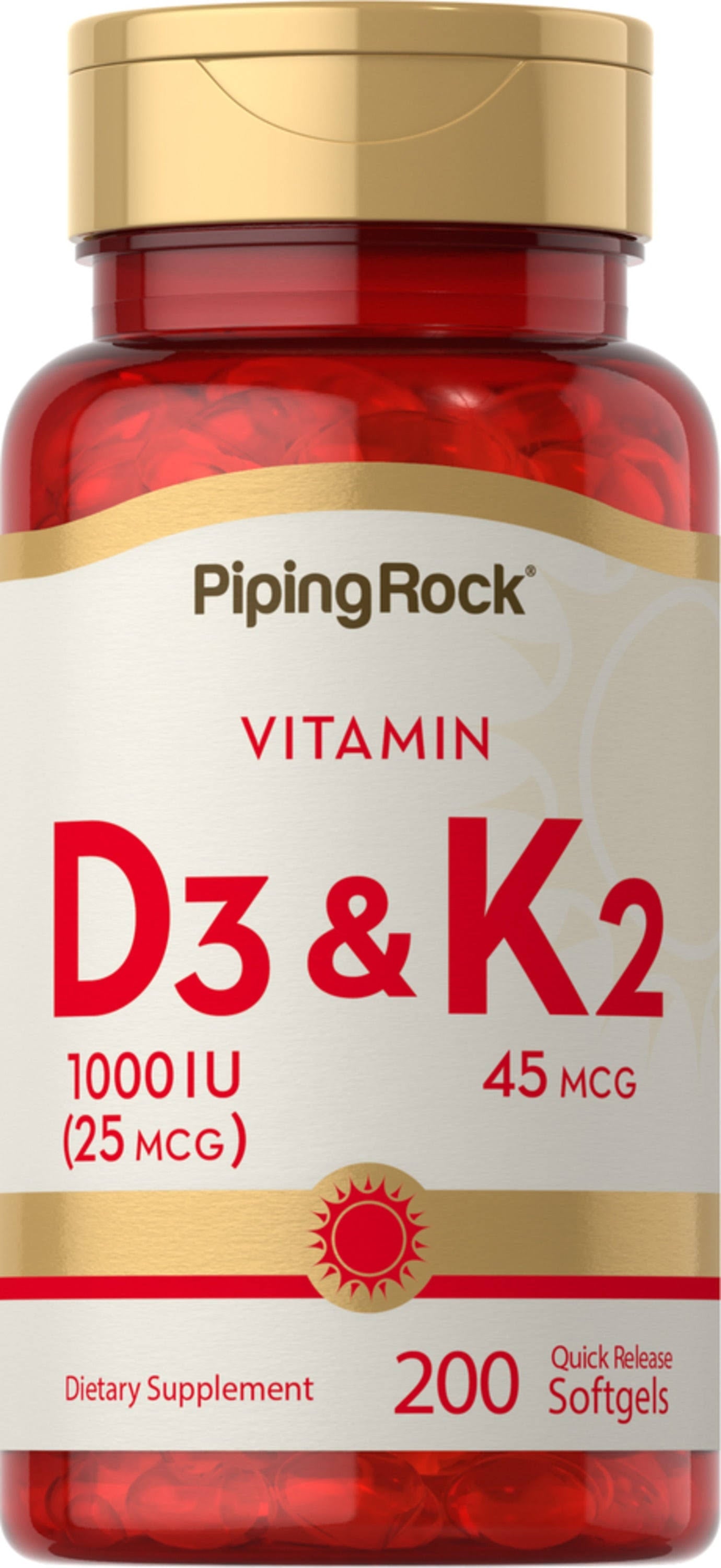 Vitamin D3 & K2 200softgels