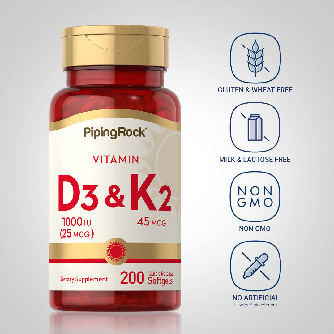 Vitamin D3 & K2 200softgels