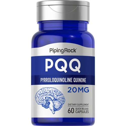 PQQ Pyrroloquinoline Quinone, 20 mg, 60 Quick Release Capsules