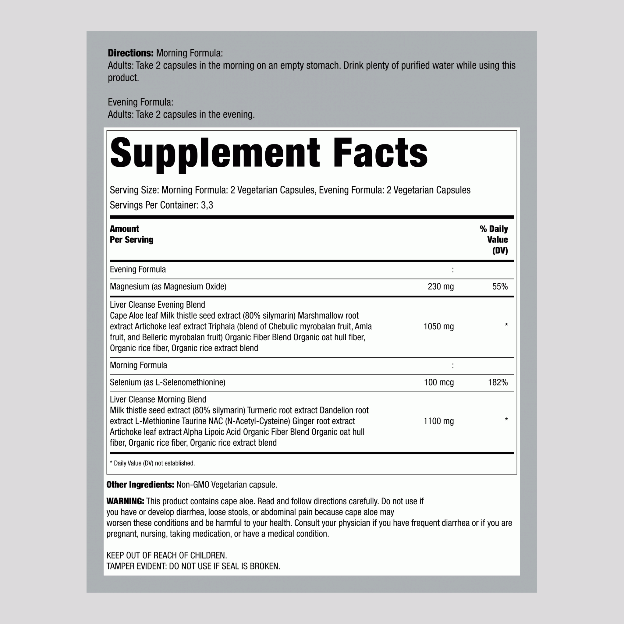 3-Day Liver Cleanse, 12 Vegetarian Capsules