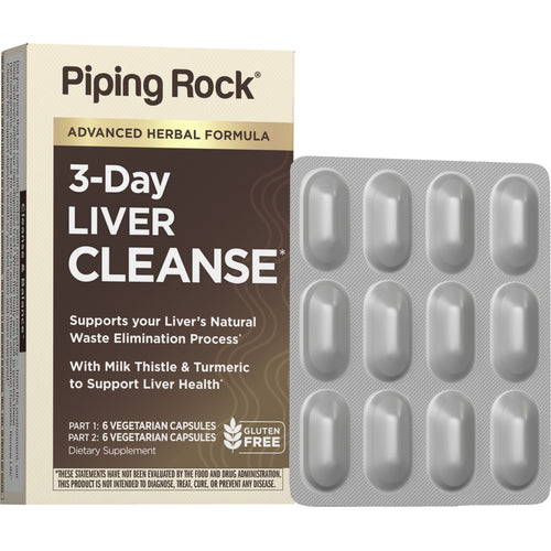 3-Day Liver Cleanse, 12 Vegetarian Capsules