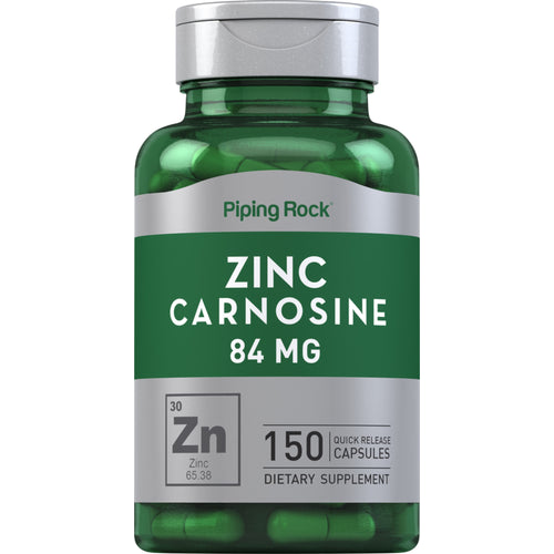 Zinc Carnosine, 84 mg, 150 Quick Release Capsules