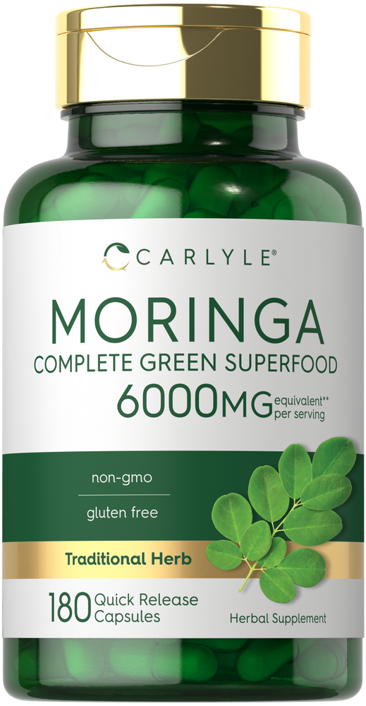 Moringa Oleifera 6000mg per serving | 180 Capsules