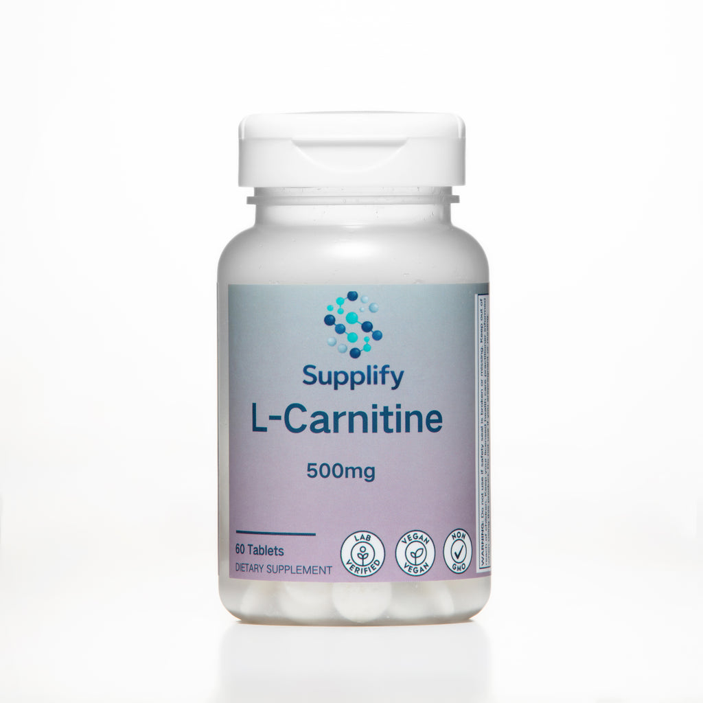 Supplify L-Carnitine 500mg – 60 Tablets