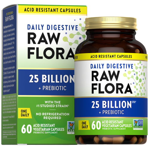 Daily Digestive Probiotic - 25 Billion CFU, 60 Vegetarian Capsules