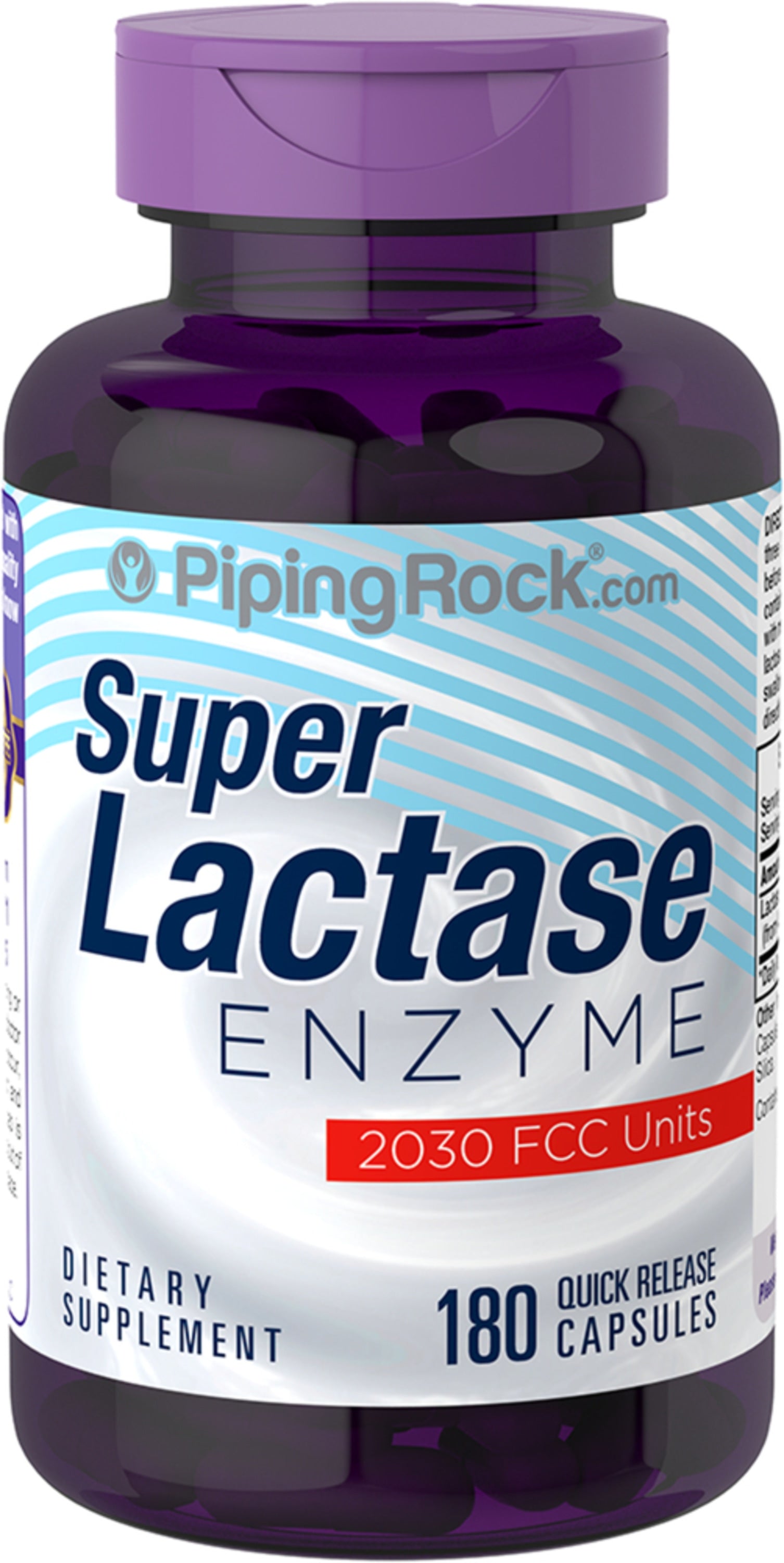Super Lactase Enzyme 2030 Fcc Units 180 Quick Release Capsule