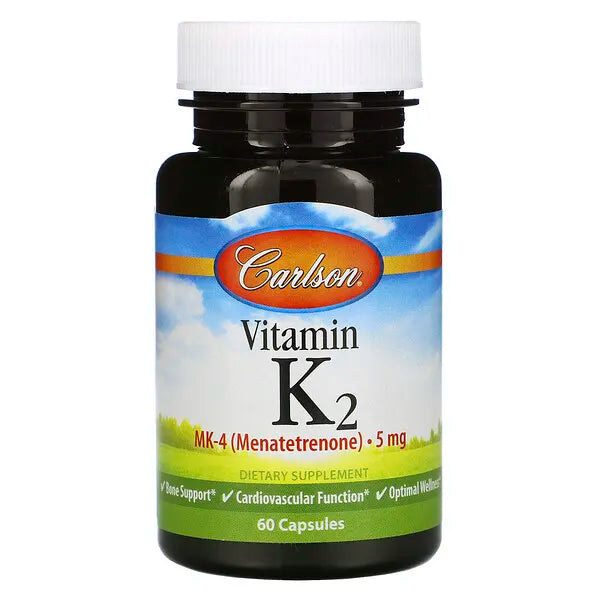 Vitamin K2 - 5 mg, 60 Capsules