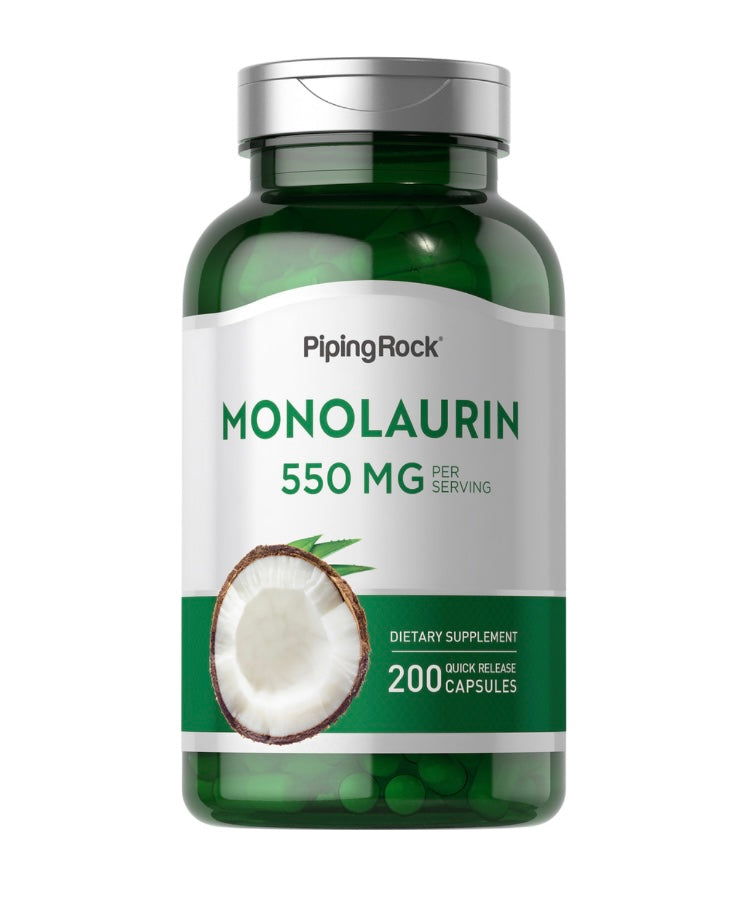 Monolaurin, 550 mg, 200 Quick Release Capsules