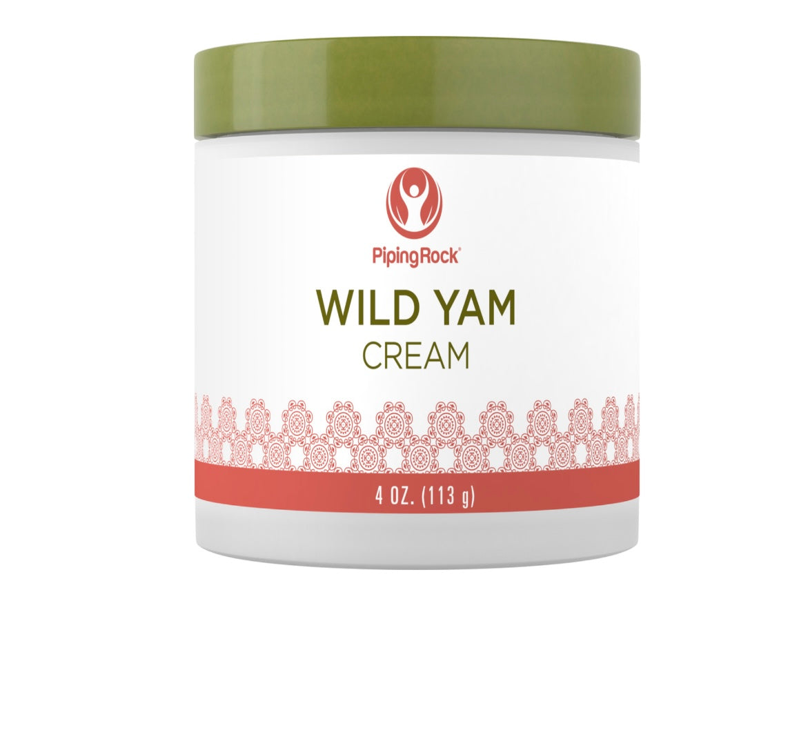 Wild Yam Cream, 4 oz (113 g) Jar