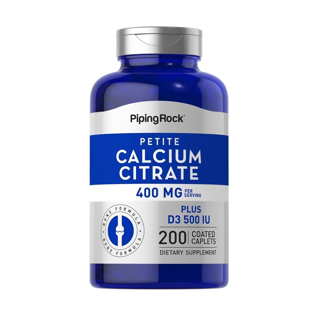 Calcium Citrate Plus Vitamin D3, 400 mg (per serving), 200 Coated Caplets