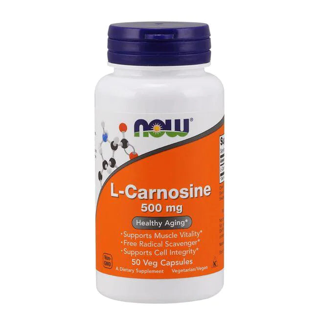 L-Carnosine - 500mg, 50 Veg caps
