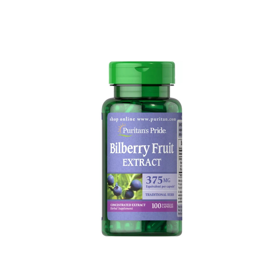 Bilberry Fruit Extract 375 mg