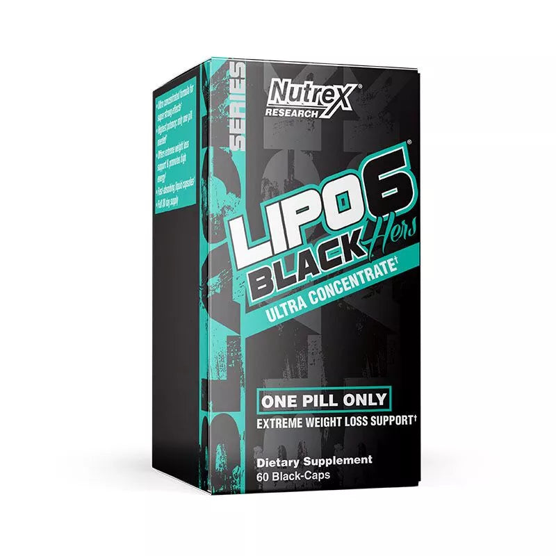 LIPO-6 BLACK HERS UC One Pill Only Women's Fat Burner - 60 Caps