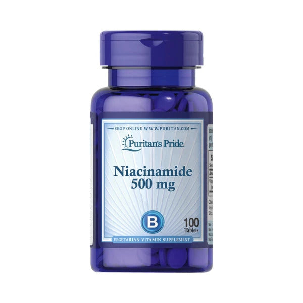 Niacinamide 500 mg, 100 tabs