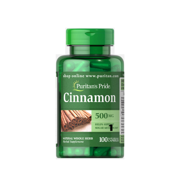Cinnamon 500 mg, 100 caps