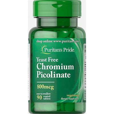 Yeast Free Chromium Picolinate 800 mcg